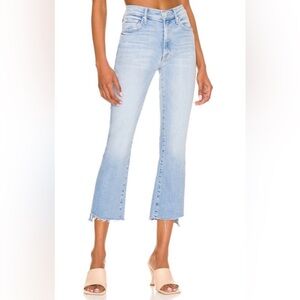 MOTHER denim size 24 Insider Crop Step Fray LTD edition